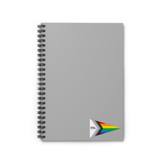 Spiral Notebook - Ruled Line (Pride - US Sailing Team)