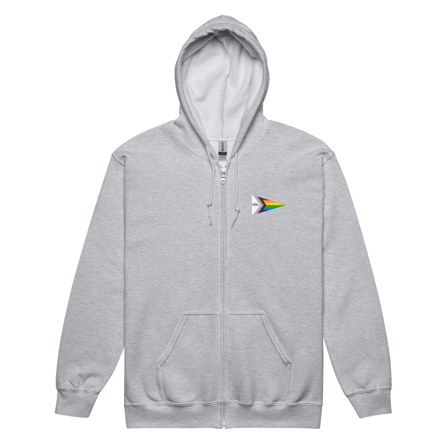 Unisex Zip Up Hoodie (Pride - US Sailing Team)