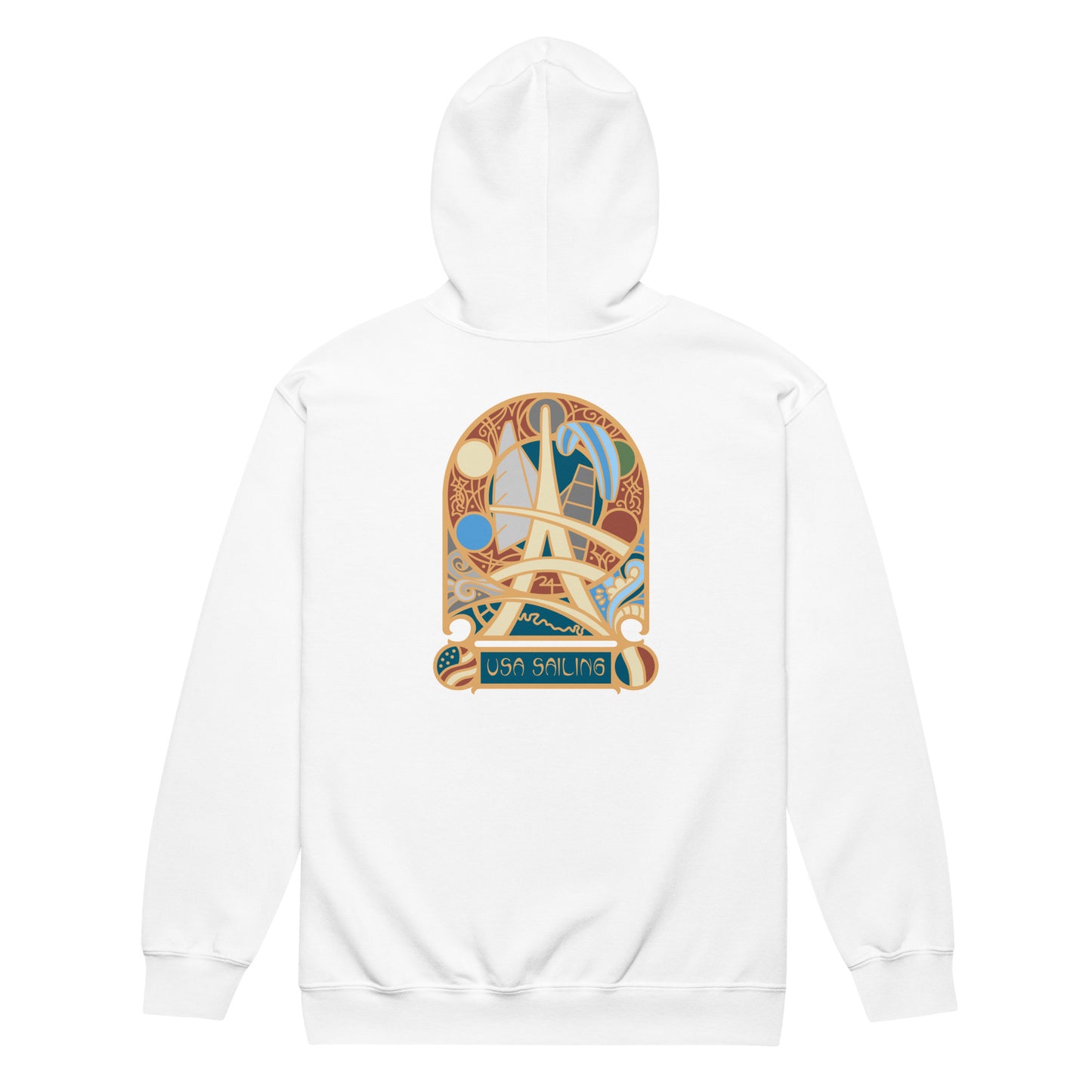 Unisex Zip Up Hoodie (Pin Design)