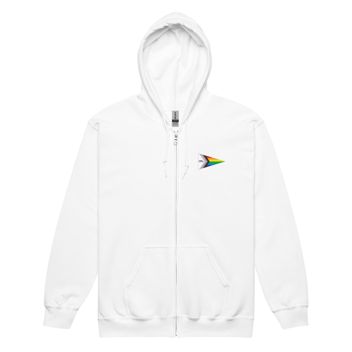 Unisex Zip Up Hoodie (Pride - US Sailing Team)