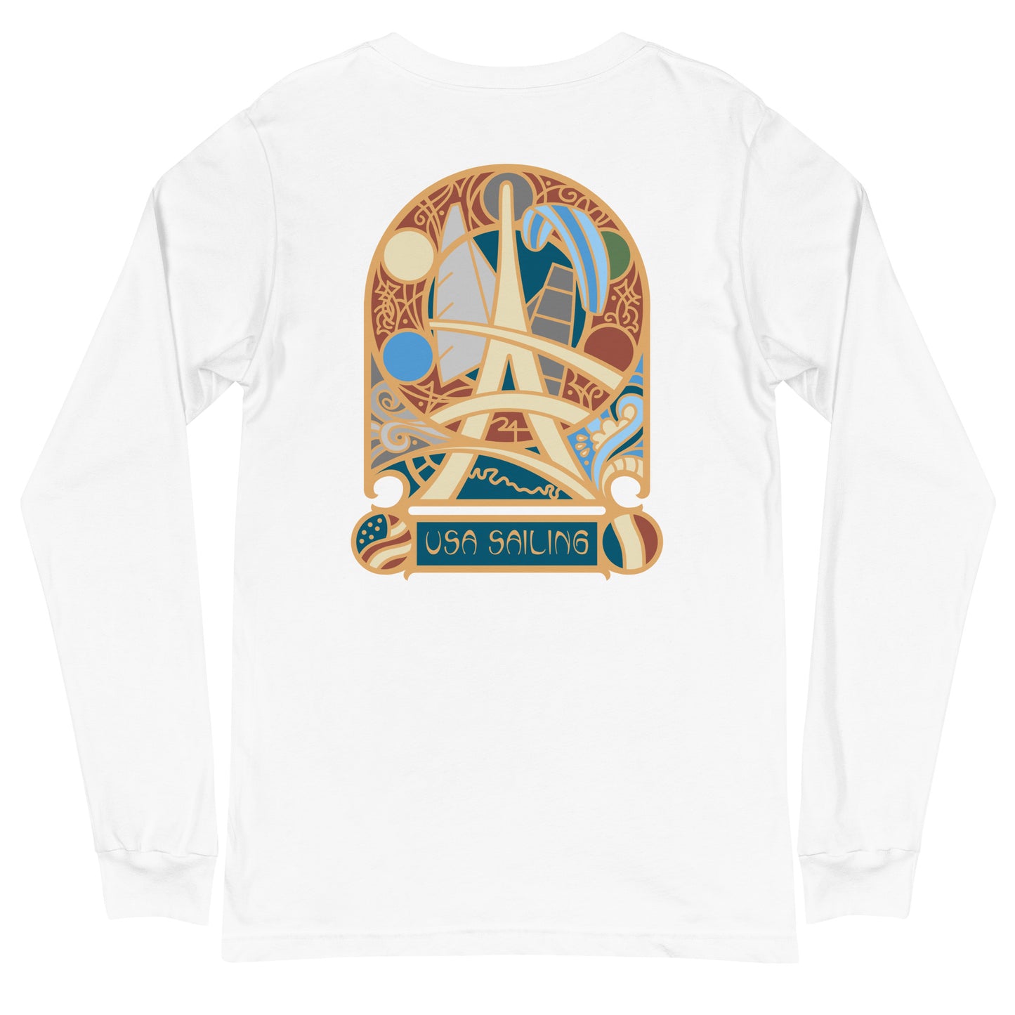 Unisex Long Sleeve Graphic Tee (Pin Design)