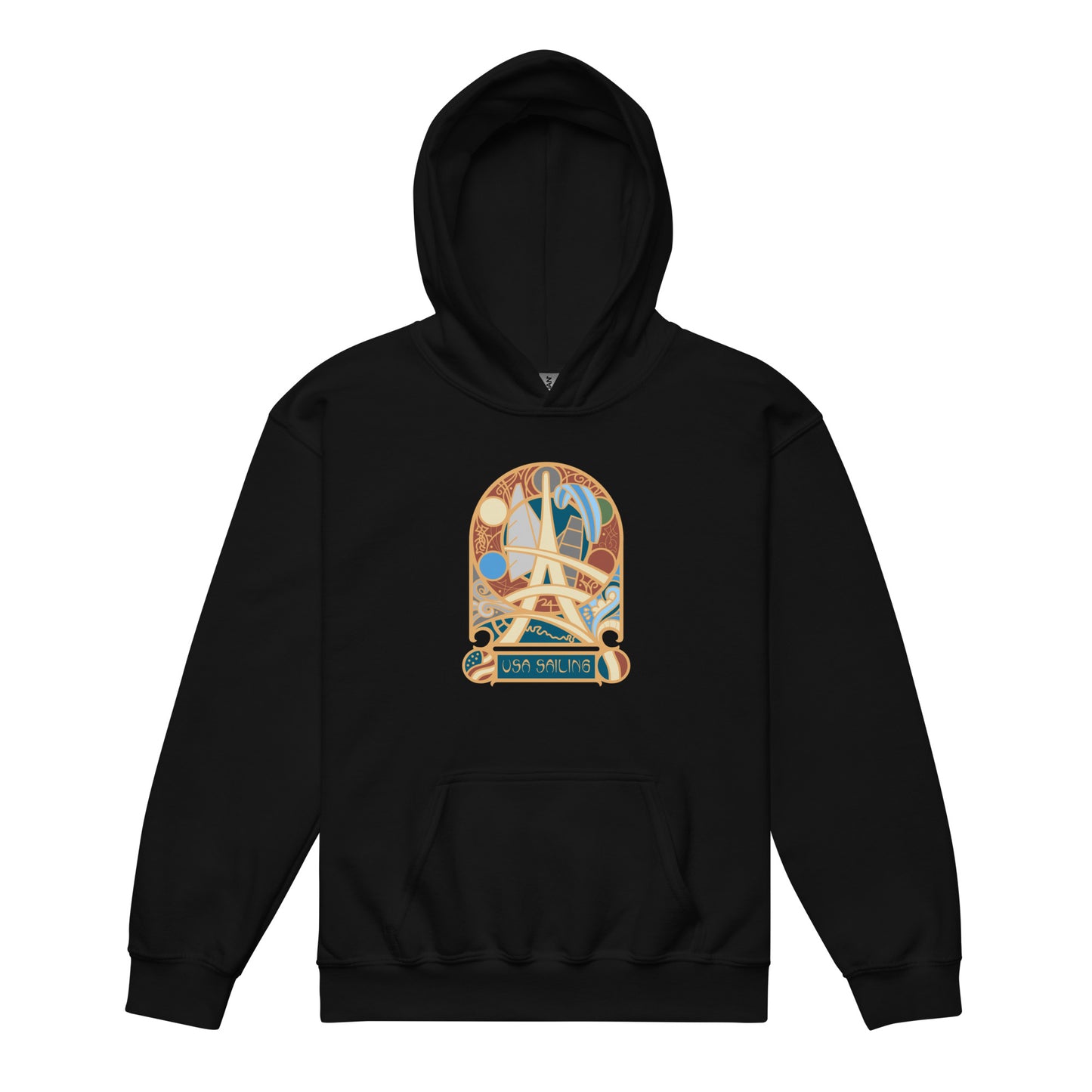 Youth Heavy Blend Hoodie (Pin Design)