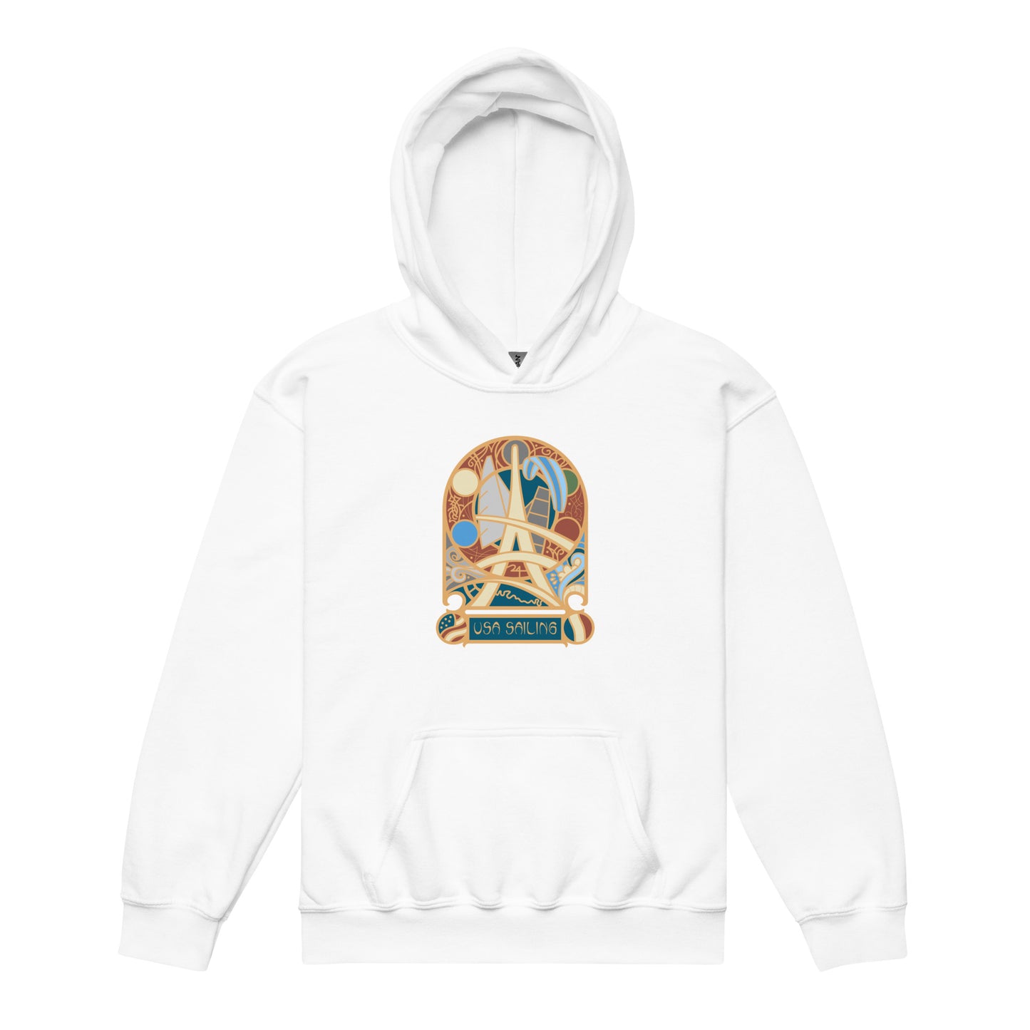 Youth Heavy Blend Hoodie (Pin Design)