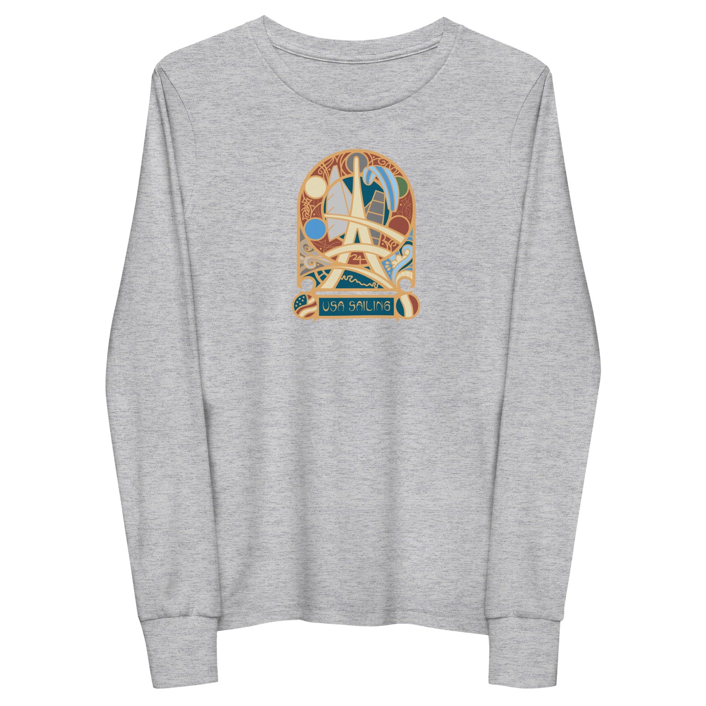 Youth Long Sleeve Tee (Pin Design)