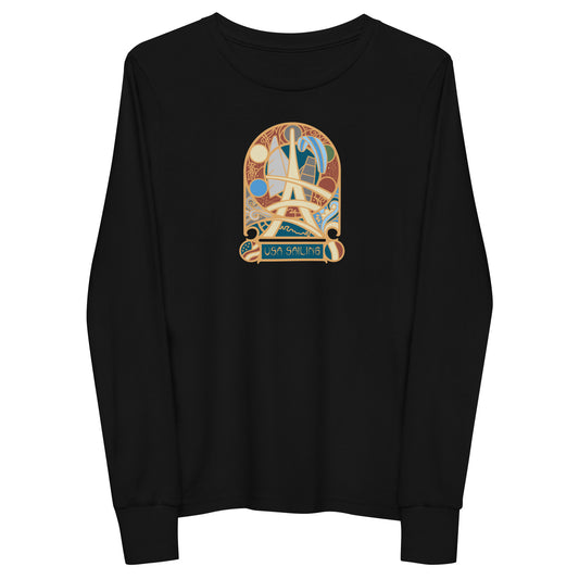 Youth Long Sleeve Tee (Pin Design)