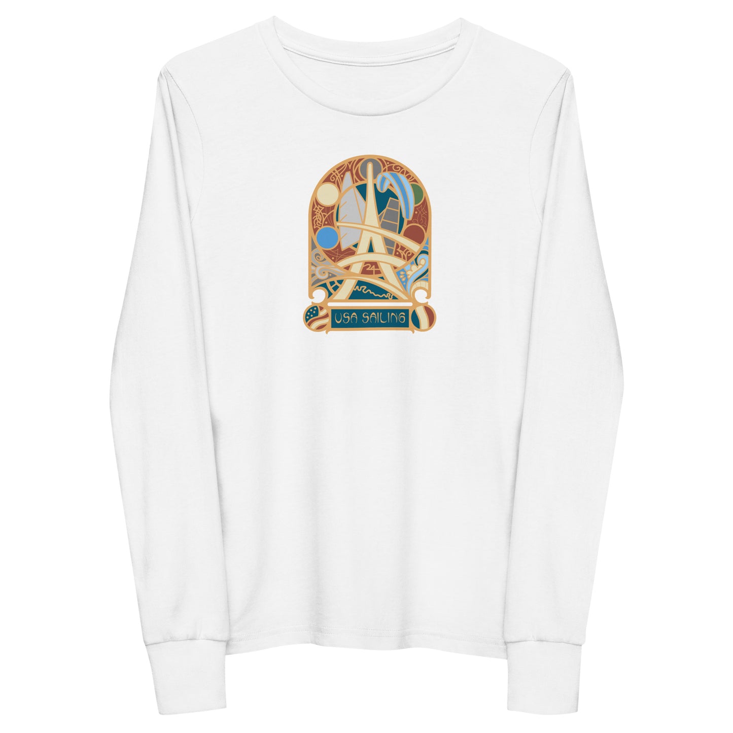 Youth Long Sleeve Tee (Pin Design)