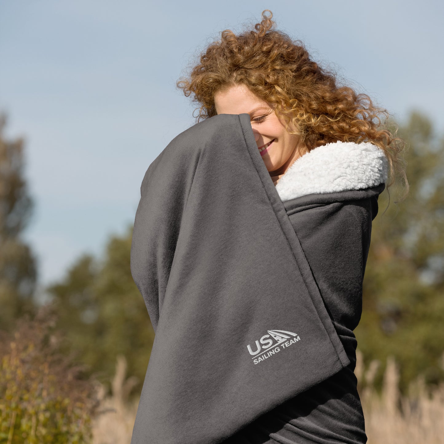 Premium Sherpa Blanket (US Sailing Team)